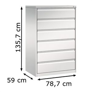Produktbild für Karteischrank CP-Möbel Acurado C2000, für DIN A5