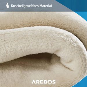Produktbild für Heizdecke Arebos 105385, beige