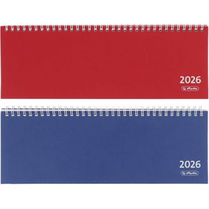 Produktbild für Tischkalender Herlitz 300014225, Colour, quer mit Register