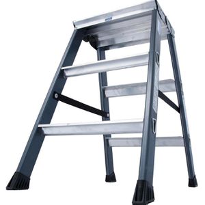 Produktbild für Stehleiter Krause Monto Sepro D, 125804, beidseitig begehbar