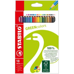 Buntstifte Stabilo GREENcolors 6019/2-181