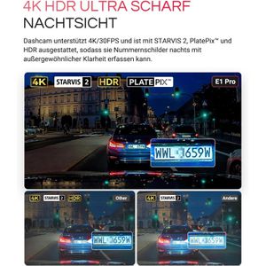 Produktbild für Dashcam Vantrue E1 Pro, Auto