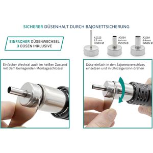 Produktbild für Lötstation QUICK QU707D+, 2in1 Reworkstation