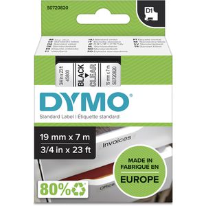 Produktbild für Schriftband Dymo 45800, D1, S0720820, 19mm