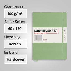 Produktbild für Notizbuch Leuchtturm1917 Master Slim, 363919, Karton Hardcover