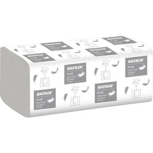 Produktbild für Papierhandtücher Katrin Plus ZZ 2, 35311, 2-lagig