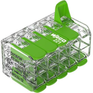 Produktbild für Verbindungsklemme Wago Compact Green Range, 221-430, 10 Leiter