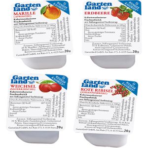 Produktbild für Fruchtaufstrich Gartenland Sortiment Kalorienreduziert, Mix