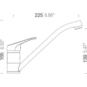Produktbild für Küchenarmatur SCHOCK Cosmo 525001GCR, Croma