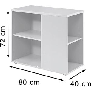 Produktbild für Standcontainer Hammerbacher N-Serie, weiß