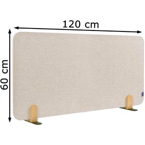 Produktbild für Tischtrennwand Legamaster 7-209834, beige