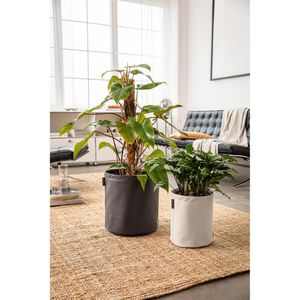 Produktbild für Übertopf Lechuza TRENDCOVER 23, anthrazit, Ø 23 x 27 cm