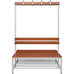 Umkleidebank Lüllmann 806105, Sitzfläche Holz, 120 cm