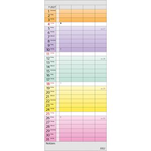 Produktbild für Familienplaner Korsch 240627, Farbenspiel, Jahr 2027