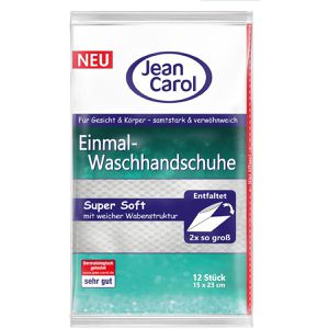 Einmalwaschlappen Jean-Carol Waschhandschuhe