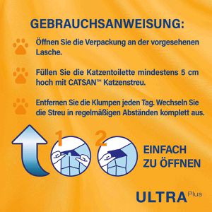 Produktbild für Katzenstreu Catsan ULTRA Plus Klumpstreu, aus Ton
