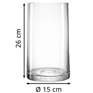 Produktbild für Vase Leonardo 018621, Novara, Glas