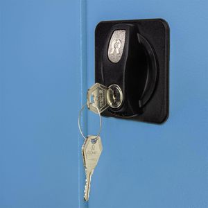 Produktbild für Magazinschrank ADB 42825, grau / blau