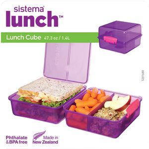 Produktbild für Lunchbox Sistema Lunch Cube, Kunststoff