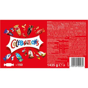 Produktbild für Schokoriegel Celebrations Blisterbox
