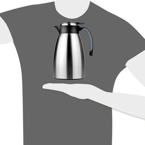 Produktbild für Thermoskanne Helios Snap 2385, Edelstahl