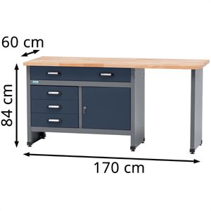 Produktbild für Werkbank Küpper blau