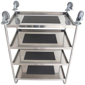 Produktbild für Servierwagen Luxor ESW-400, silber, aus Edelstahl