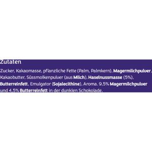 Produktbild für Tafelschokolade Milka Darkmilk Nougat-Creme