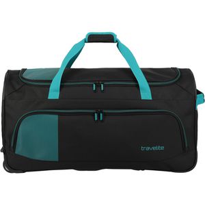 Produktbild für Reisetasche Travelite Basics Fresh, schwarz / petrol, 71 cm