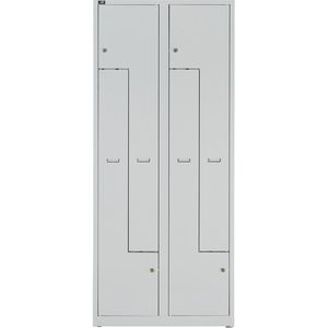 Produktbild für Spind Bisley-Light GL08Z-245, Z-Spind, lichtgrau