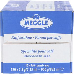 Produktbild für Kaffeesahne Meggle Fettgehalt 10 %