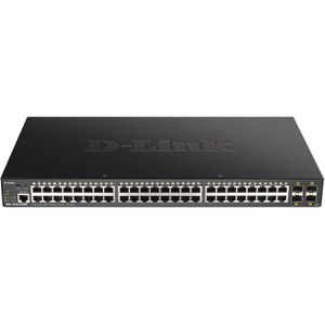 Produktbild für Switch D-Link Gigabit Smart, DGS-1250-52XMP/E, managed
