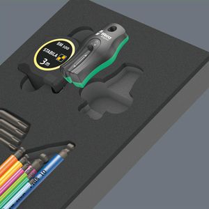 Produktbild für Werkzeugeinlage Wera 05150140001, 9740 Winkelschlüssel Set 1