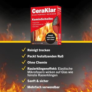 Produktbild für Kaminscheibenreiniger abrazo 6066 10, Schwamm
