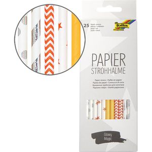 Strohhalme Folia Glowy Magic 12595, aus Papier