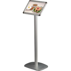 Produktbild für Infoständer Update-Displays aus Aluminium, silber, A4