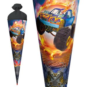 Produktbild für Schultüte Roth 677446 Monstertruck Fire