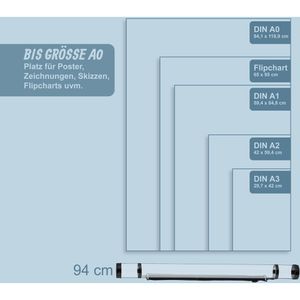 Produktbild für Zeichenrollenköcher Relaxdays mit Tragegurt, transparent