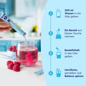 Produktbild für Elektrolyte gloryfeel Hydro Reload Raspberry, 30 Stick