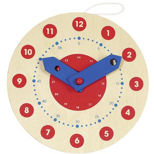 Lernspielzeug Goki 58980, Lernuhr, Ø 18 cm