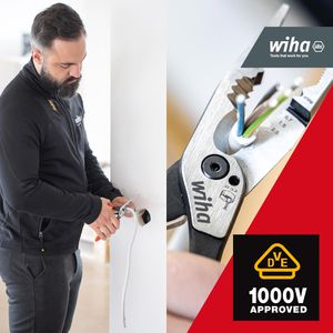 Produktbild für Elektro-Installationszange Wiha 45705 8in1 Industrial electric