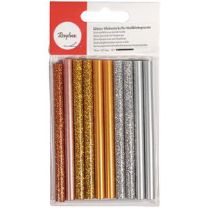 Heißklebesticks Rayher 33496999, Glitter/Metallic
