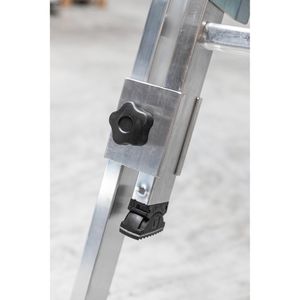 Produktbild für Stehleiter MUNK 33516, nivello-Leiterfüße, beidseitig begehbar