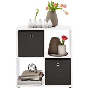 Produktbild für Bücherregal FMD-Möbel Mega 400, 248-400, weiß