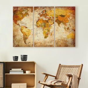 Produktbild für Wandbild visario Weltkarte Antik