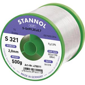 Lötzinn Stannol S321 ORH1, Flussmittel, bleifrei