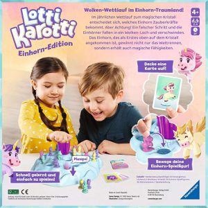 Produktbild für Brettspiel Ravensburger 22580, Lotti Karotti - Einhorn Edition
