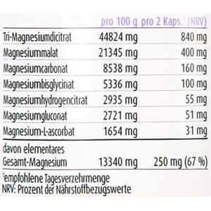 Produktbild für Magnesium Raab-Vitalfood Komplex, 60 Kapseln