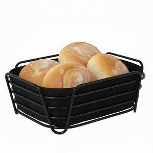 Produktbild für Brotkorb Blomus Delara S 63871, aus Stahl / Stoff