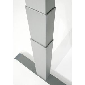 Produktbild für Schreibtisch Kerkmann Move small office, weiß / silber